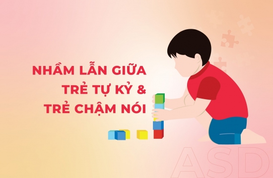 Nhầm lẫn giữa trẻ tự kỷ và trẻ chậm nói