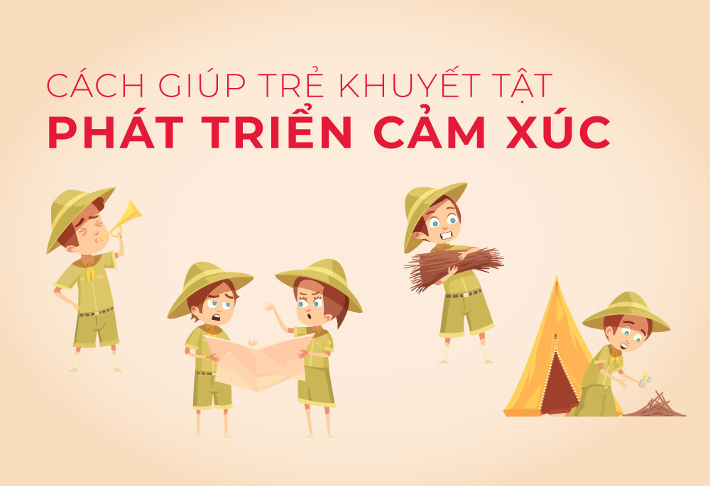 Cách giúp trẻ khuyết tật phát triển cảm xúc