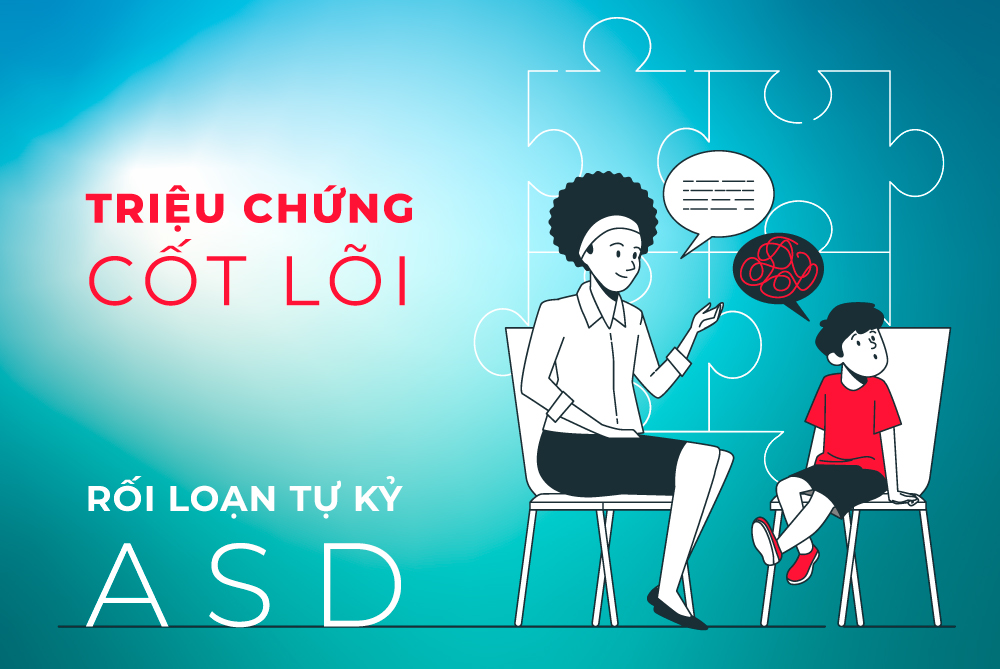 Dấu hiệu, triệu chứng cốt lõi chứng rối loạn phổ tự kỷ